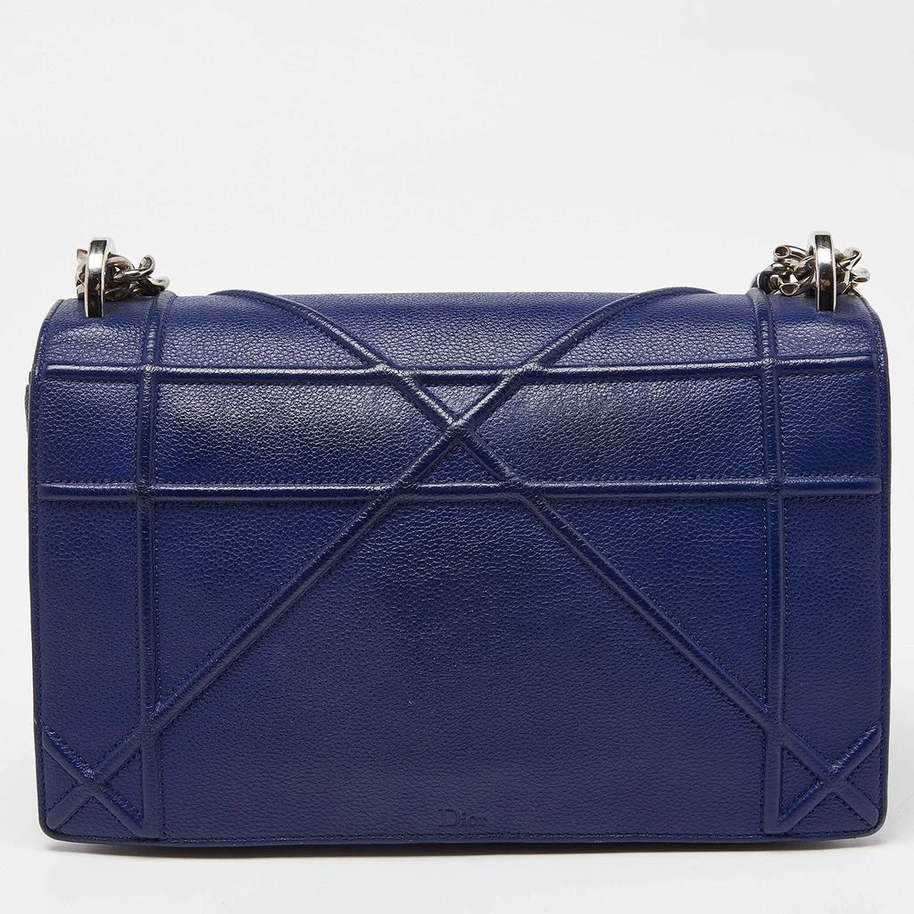 Dior Dior Blue Leather Medium Diorama Flap Shoulder Bag 4