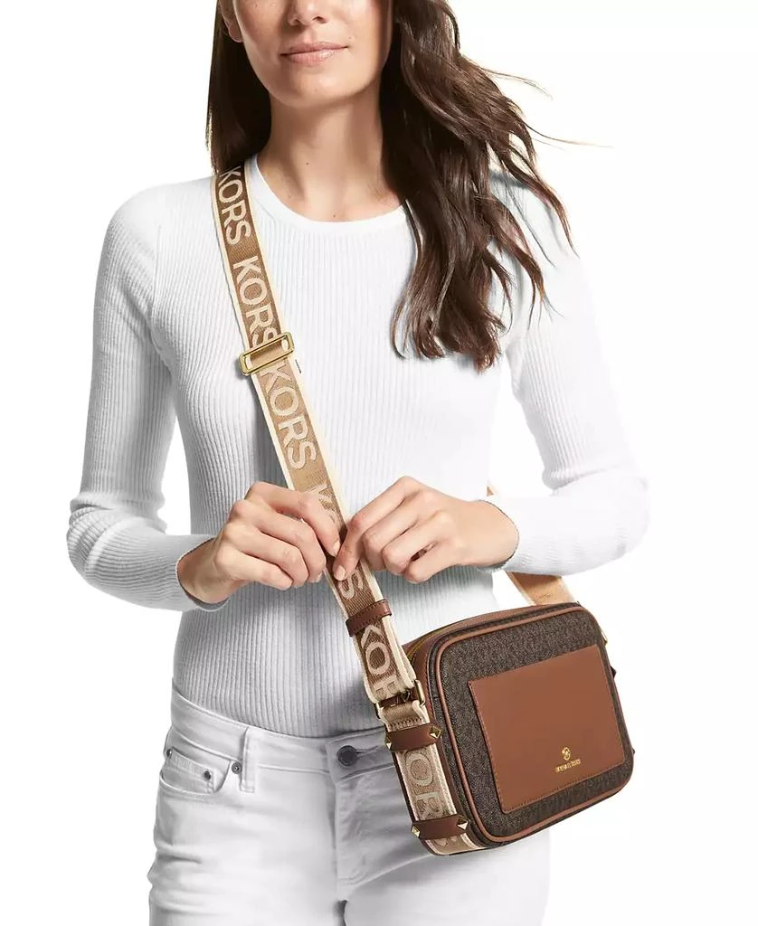 Michael Kors Signature Maeve Large East West Pocket Crossbody 2