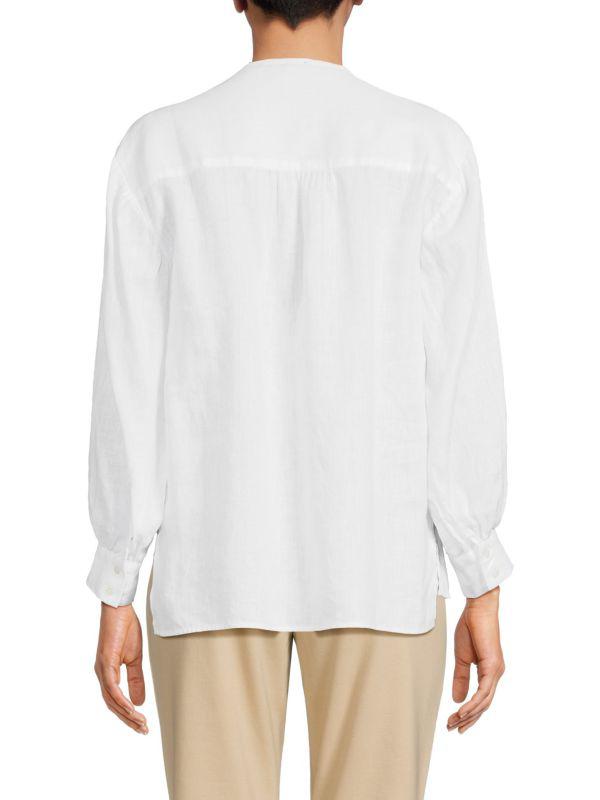 Saks Fifth Avenue 100% Linen Blouse