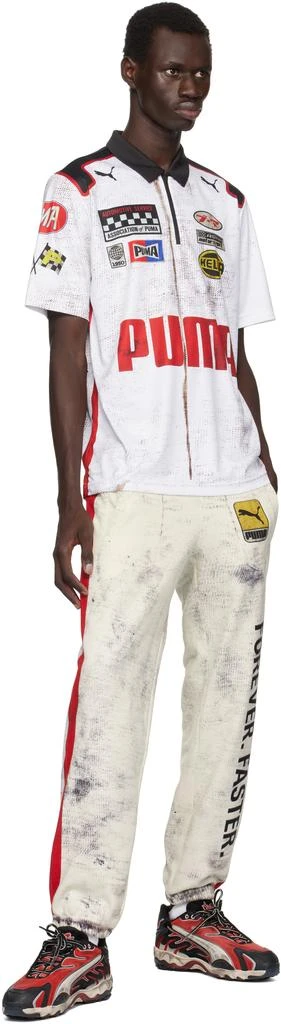 Puma White A$AP Rocky Edition Team Zip Polo 4