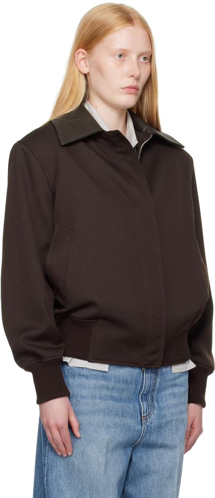 Stella McCartney Burgundy Twill Tailoring Field Jacket