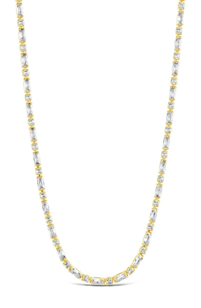 Sterling Forever Georgia Cubic Zirconia Tennis Necklace 4