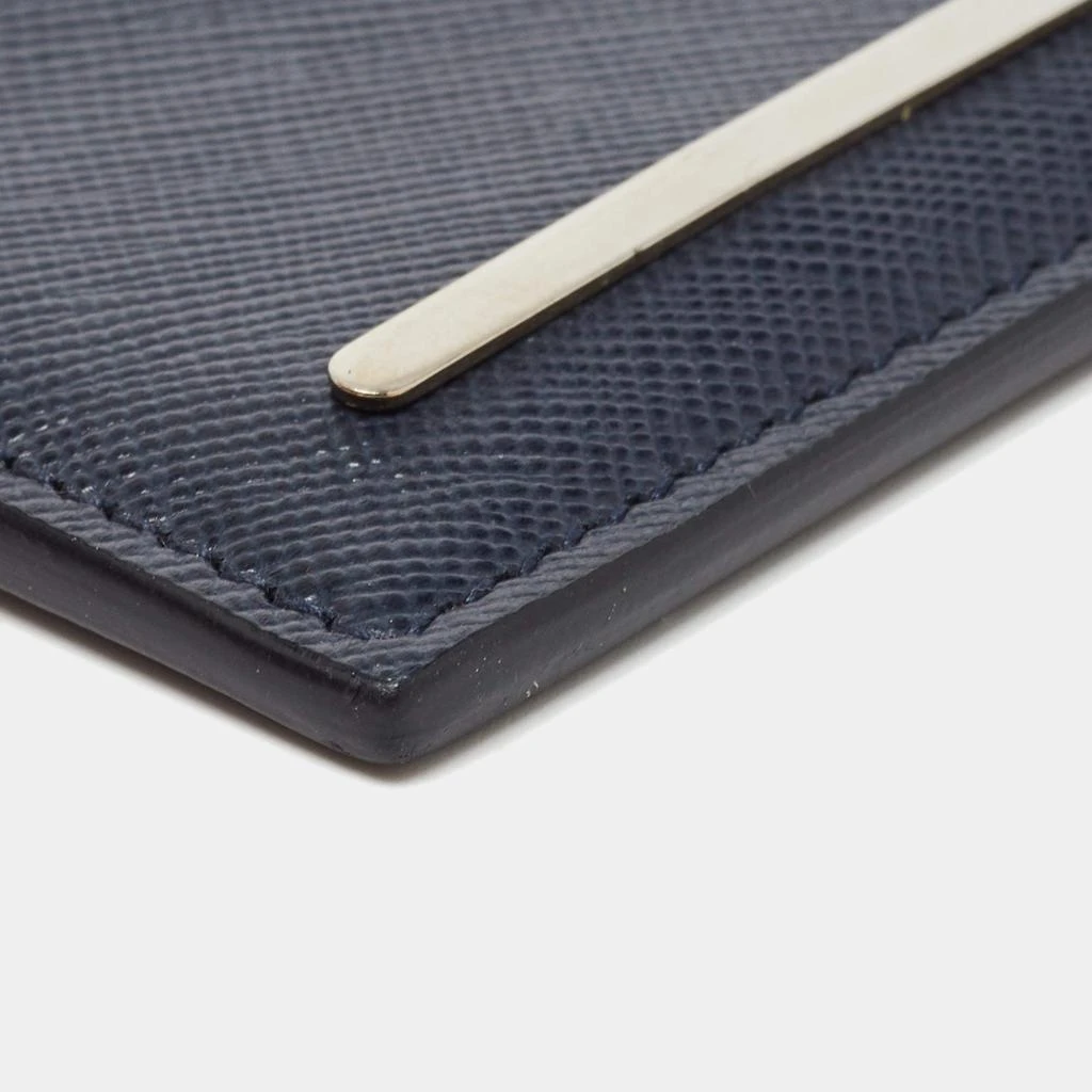 Giorgio Armani Giorgio Armani Navy Blue Leather Card Holder 9