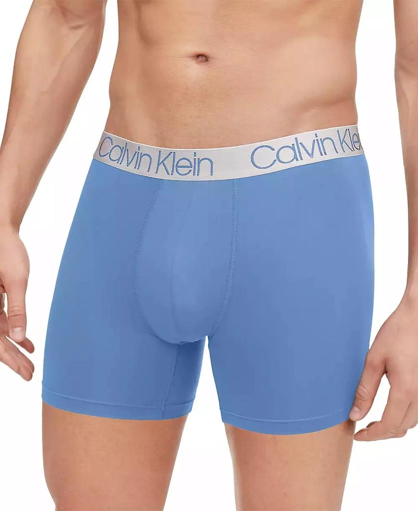 Calvin Klein Men's 3-Pack Chromatic Microfiber Boxer Brief Underwear 6