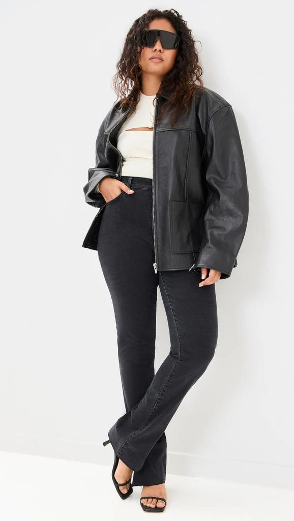 Favorite Daughter Valentina Super High Rise Tower Jeans with Slit Hem 8