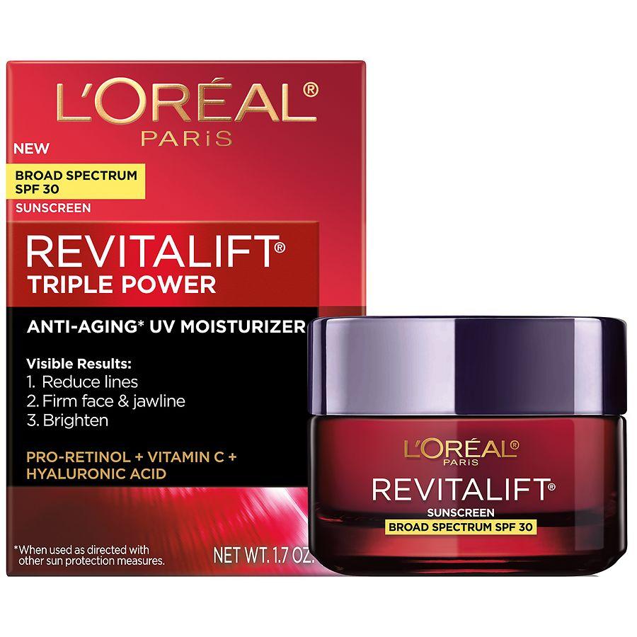 L'Oreal Paris Triple Power Anti-Aging Face And Neck Moisturizer Broad Spectrum Spf 30
