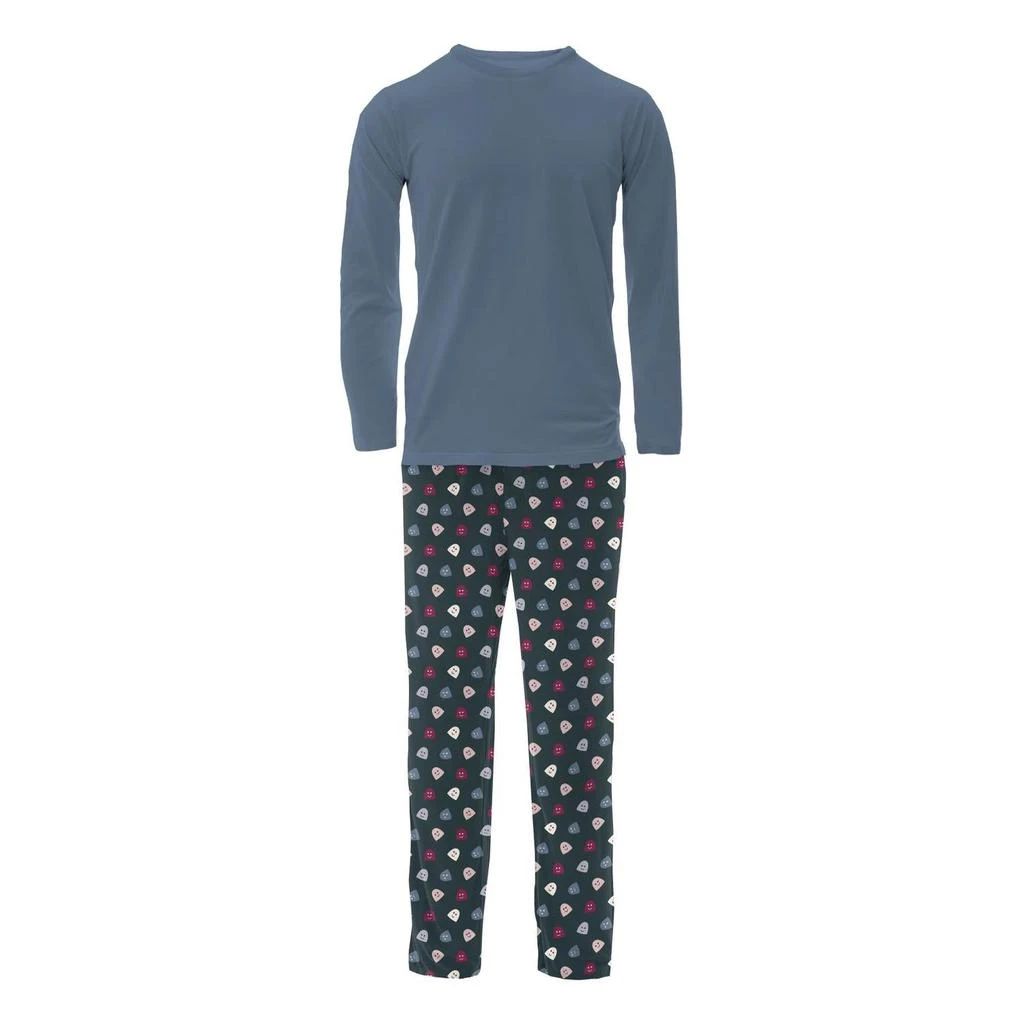 Kickee Kickee - Men
s Long Sleeve Pajama Set