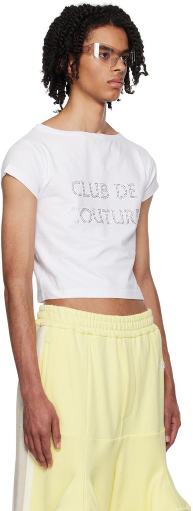 ANONYMOUS White Appliqué T-Shirt