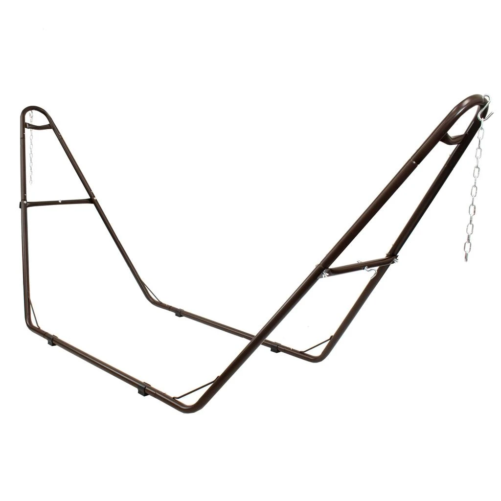 Sunnydaze Heavy-Duty Universal Multi-Use Heavy-Duty Steel Hammock Stand for 9 to 14 Feet Hammocks - 550 lb Weight Capacity 8
