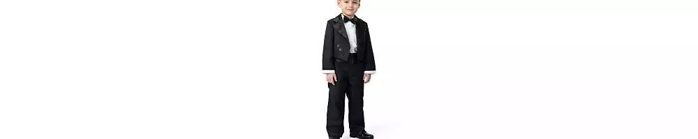 Dress Up America Black Tuxedo Costume - Toddler Boys 
Girls 3