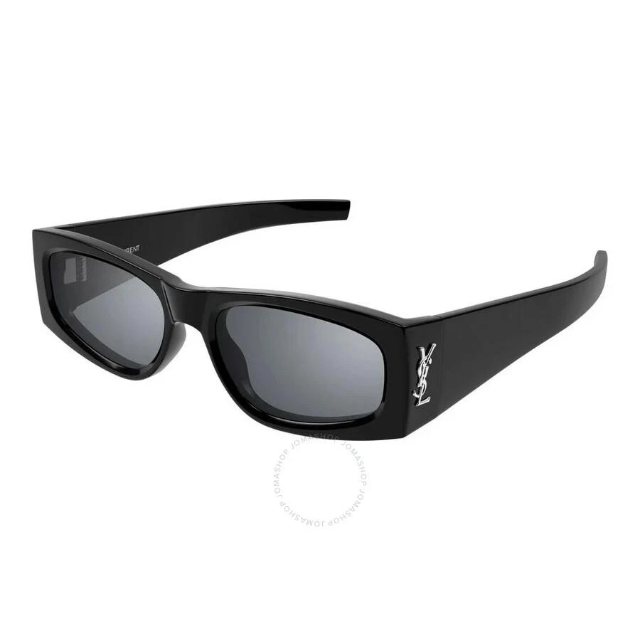 Yves Saint Laurent Silver Rectangular Ladies Sunglasses SL M140/F 002 56 1