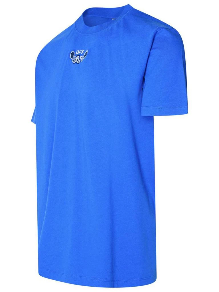 Off-White Off-White Blue Cotton T-Shirt 2