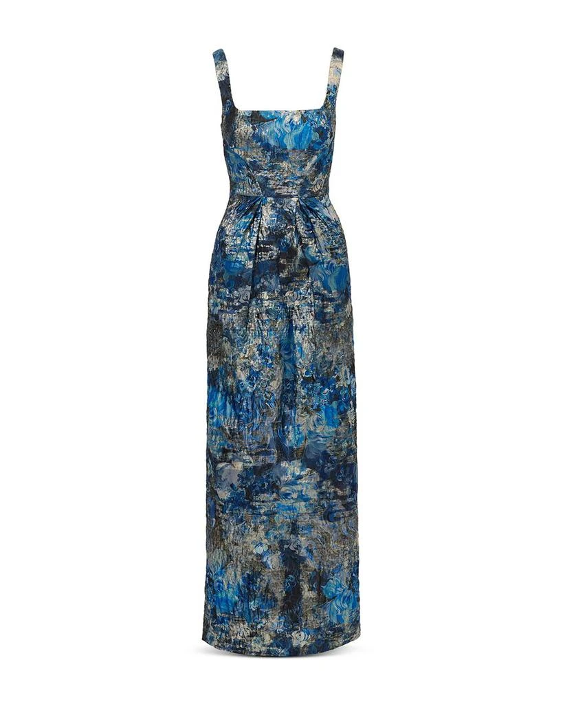 Aidan Mattox Printed Jacquard Gown 6