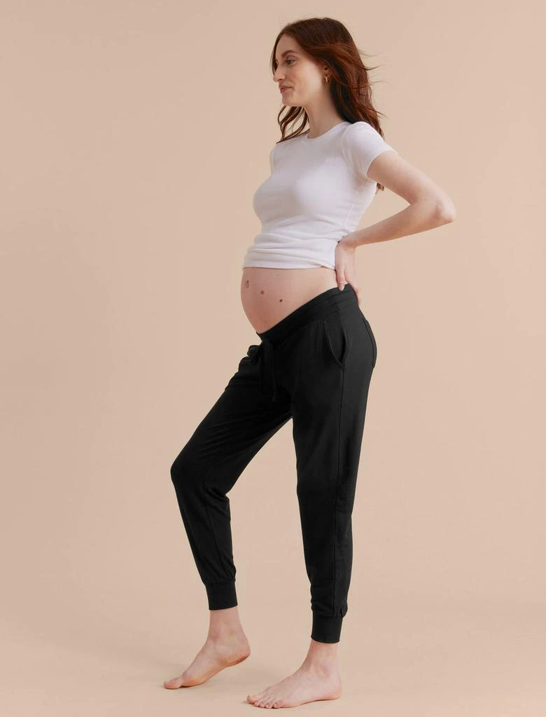 A Pea in the Pod Under the Belly French Terry Maternity Jogger Pant 2