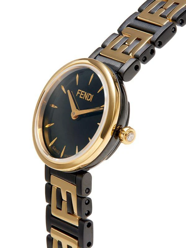Fendi Forever Fendi 19MM Two Tone Stainless Steel Bracelet Watch 3