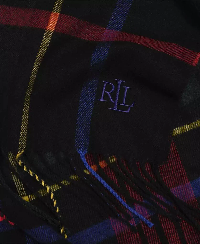 Ralph Lauren Exploded Plaid Pattern Scarf 3