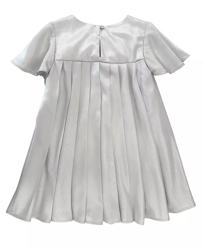 Nannette Toddler & Little Girls Metallic Satin Dress