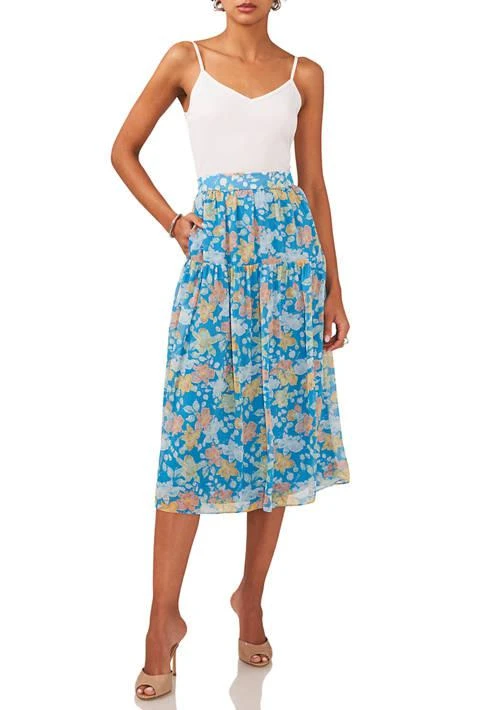 1. State Womens Midi Skirt With Yoke Seam 3