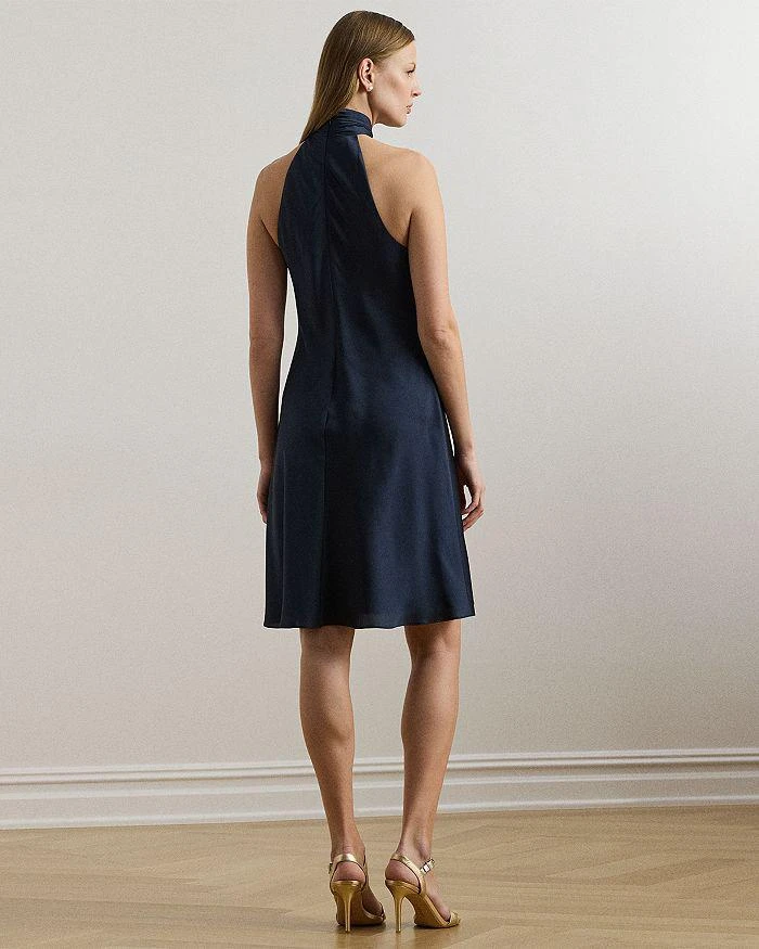 Charmeuse Halter Cocktail Dress  On Sale Now with Up to 25% Off | Discover  Exclusive Deals & Savings at BeyondStyle  Authentic Ralph Lauren dress|women  with Limited-Time Discounts, Free Shipping, and