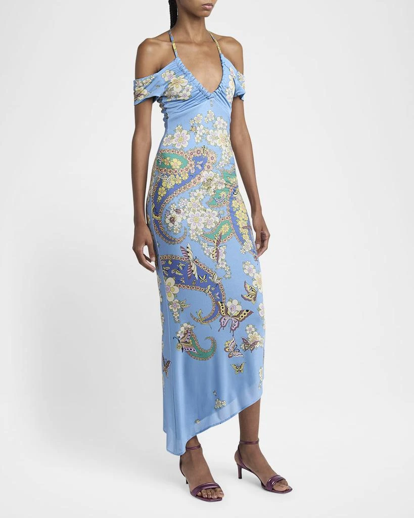 Shop Blue Lucky Charm Jersey Halter Midi Dress on Sale at BeyondStyle  Get  40% Off Blue Lucky Charm Jersey Halter Midi Dress with Limited-Time Flash  Deals, Exclusive Discounts, and Special Offers.