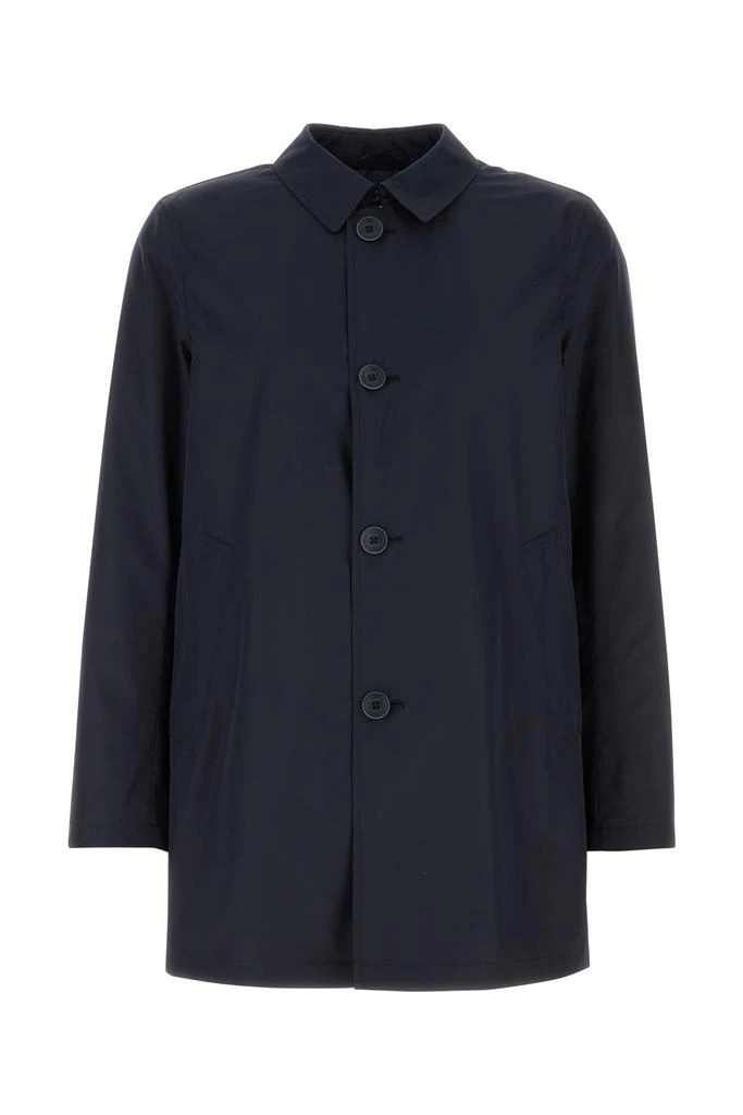 Herno Navy blue polyester jacket