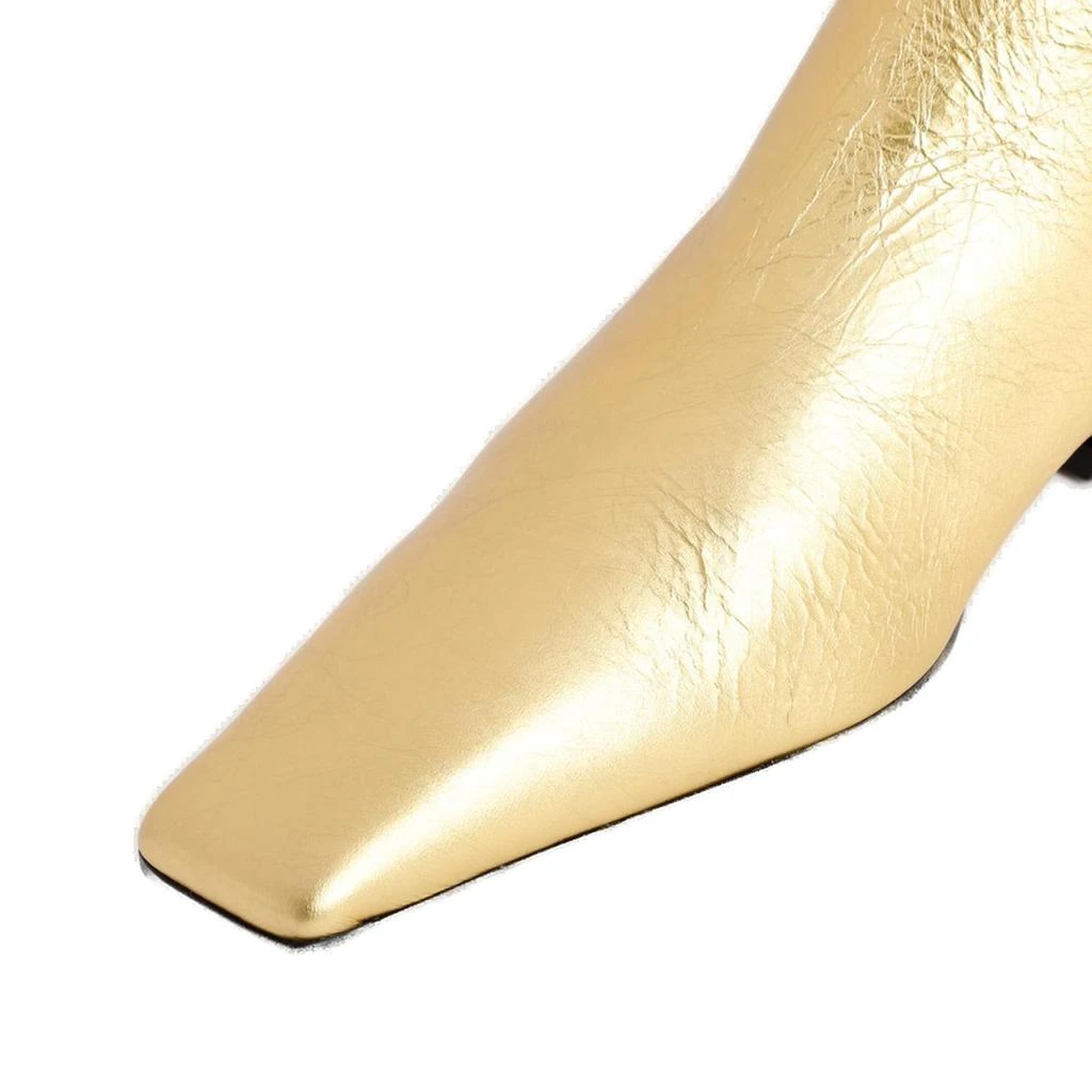 Khaite Marfa Metallic Effect Ankle Boots 4