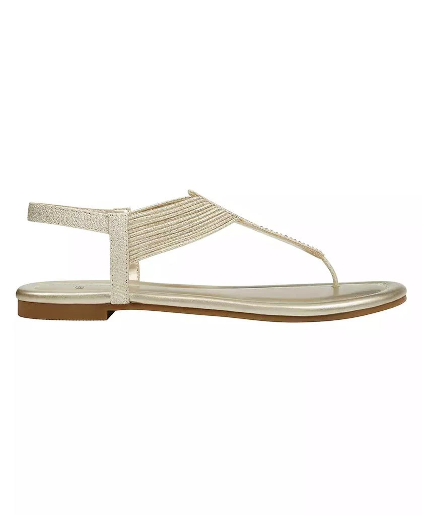 Bandolino Women's Kayte Embellished T Strap Flat Sandals 2