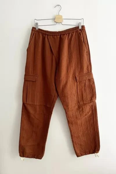 Urban Outfitters 18 EAST Gorecki Brick Orange Cargo Pants 1