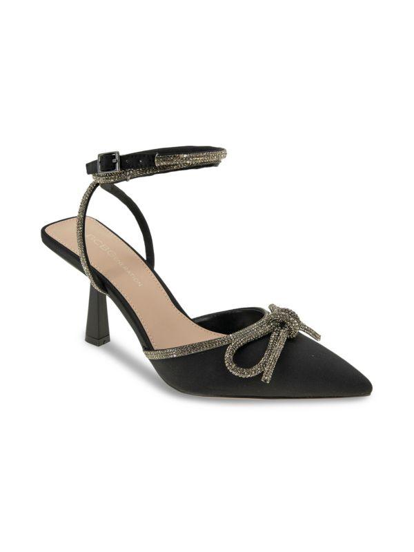 BCBG Ildy Rhinetone Bow Pumps