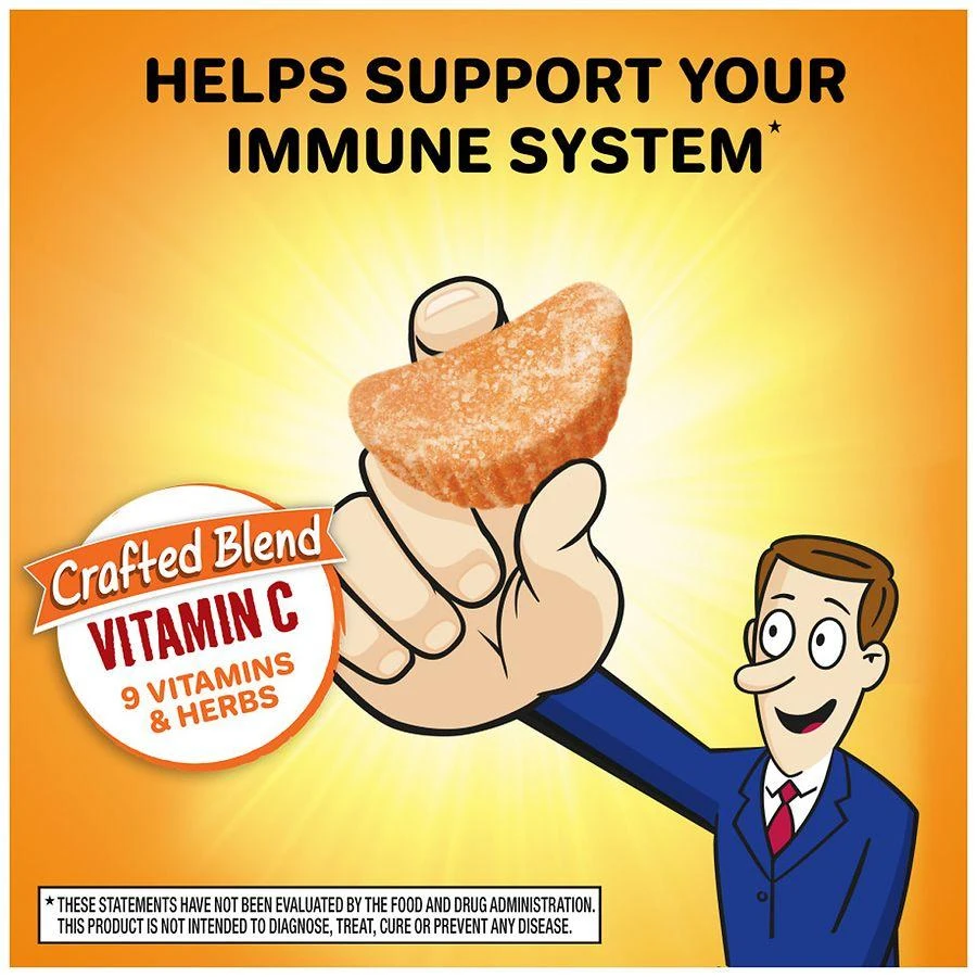 Airborne Gummies, Vitamin C, Minerals & Herbs Immune Support Zesty Orange 6