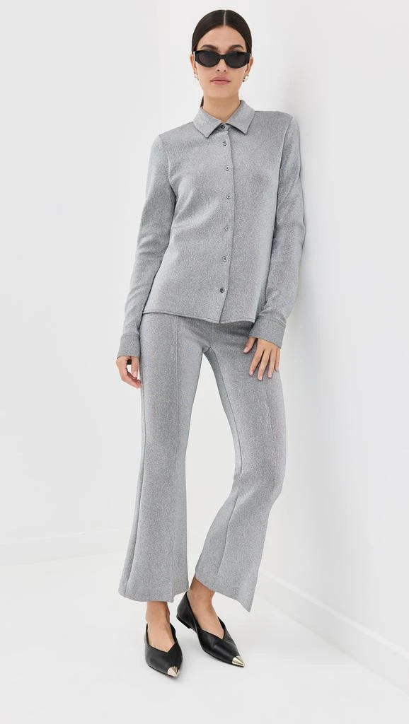 ROSETTA GETTY Pull-On Cropped Flare Pants 1