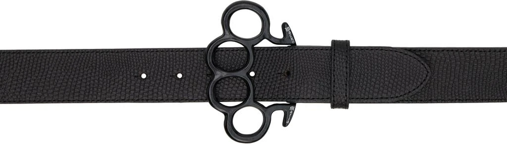 Wacko Maria Black Johnny Leather Belt 1