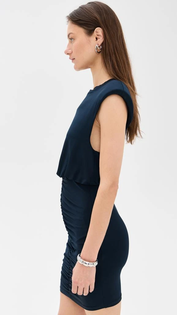 ROTATE Birger Christensen Slinky Ruched Mini Dress 4