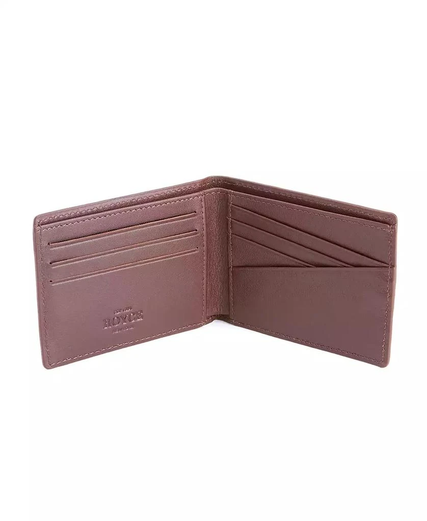 ROYCE New York Men's RFID Blocking Slim Bifold Wallet 3