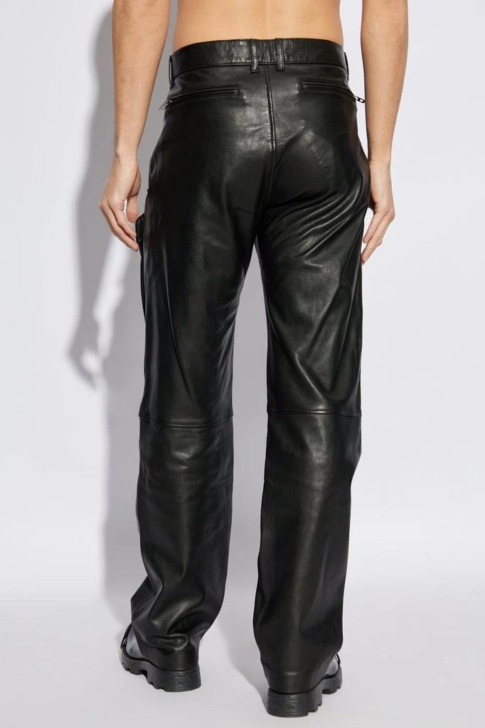 Diesel Diesel P-Gast Leather Trousers 3