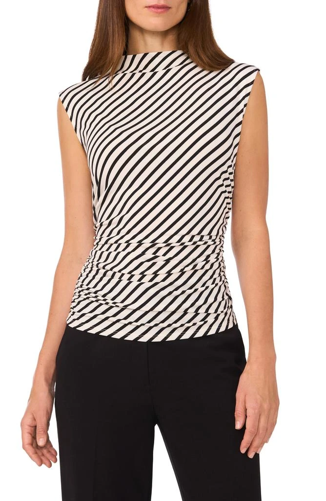 Halogen Mock Neck Sleeveless Top 1