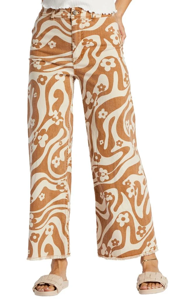 Billabong Free Fall High Waist Wide Leg Pants 1
