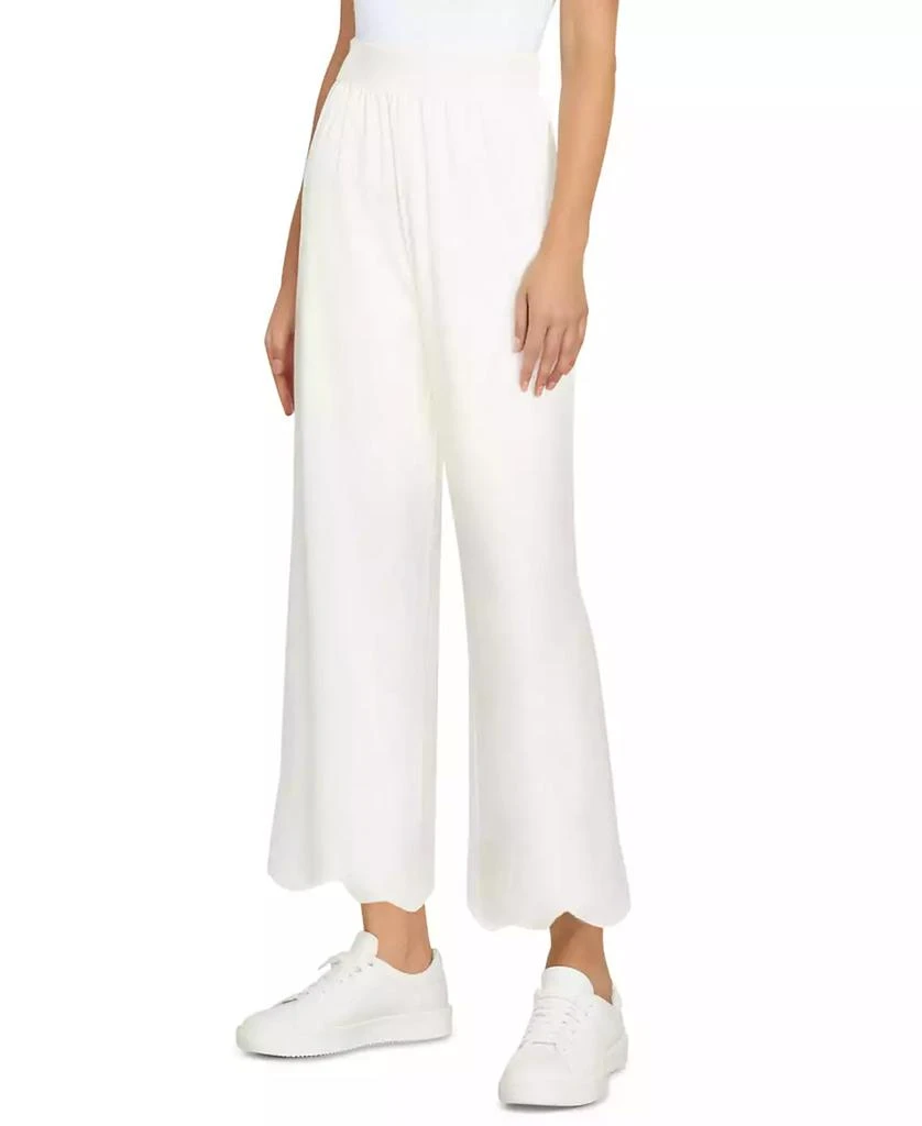 Three Dots Women's Crystal High-Rise Pull-On Pants 2