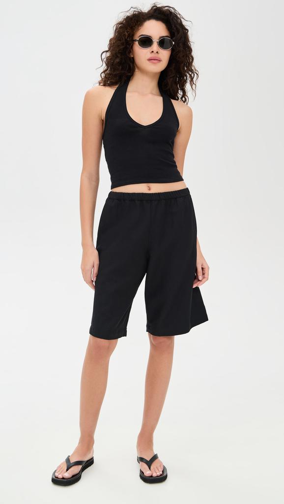 Enza Costa Twill Bermuda Shorts