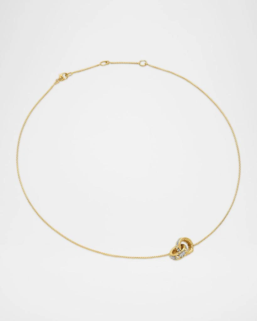 David Yurman 10mm Full Pave Mod Renaissance Pendant Necklace with Diamonds and Gold 3