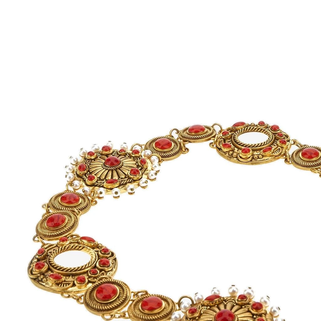 Roberto Cavalli Roberto Cavalli Embellished Chain Linked Belt 2