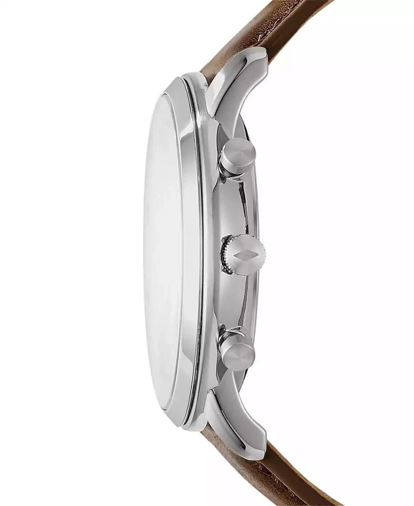 Fossil Men's Neutra Chronograph Brown Leather Strap Watch 44mm 2
