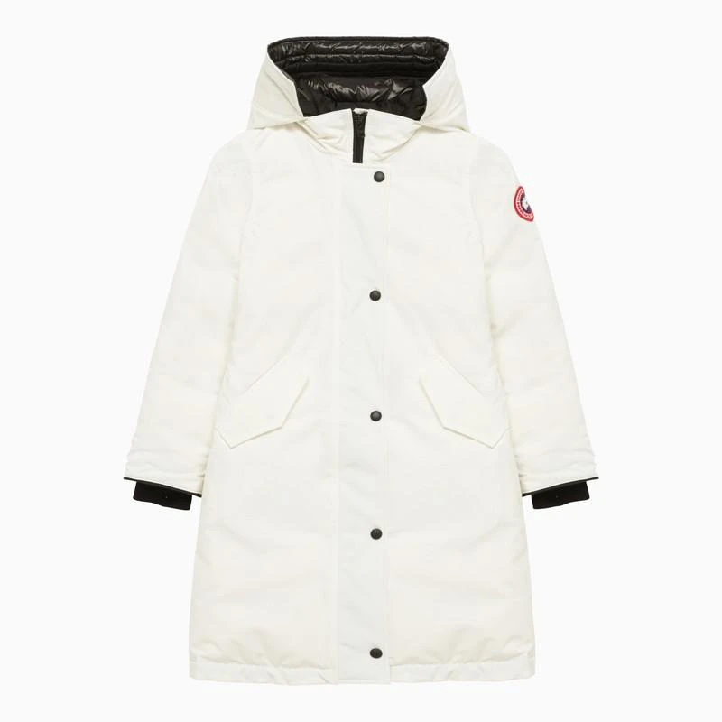 Canada Goose White Expedition nylon parka 1