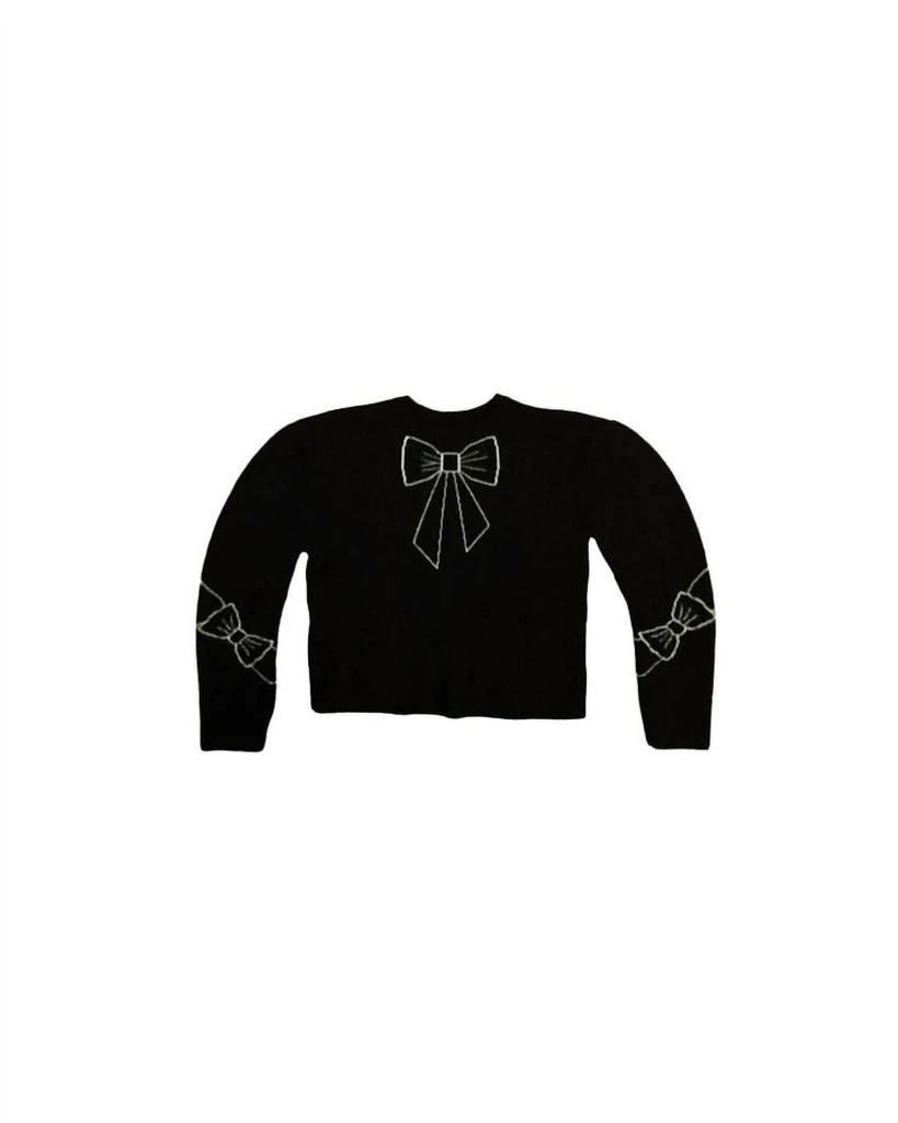 BATSHEVA Batsheva - Bow Jacquard Sweater 5