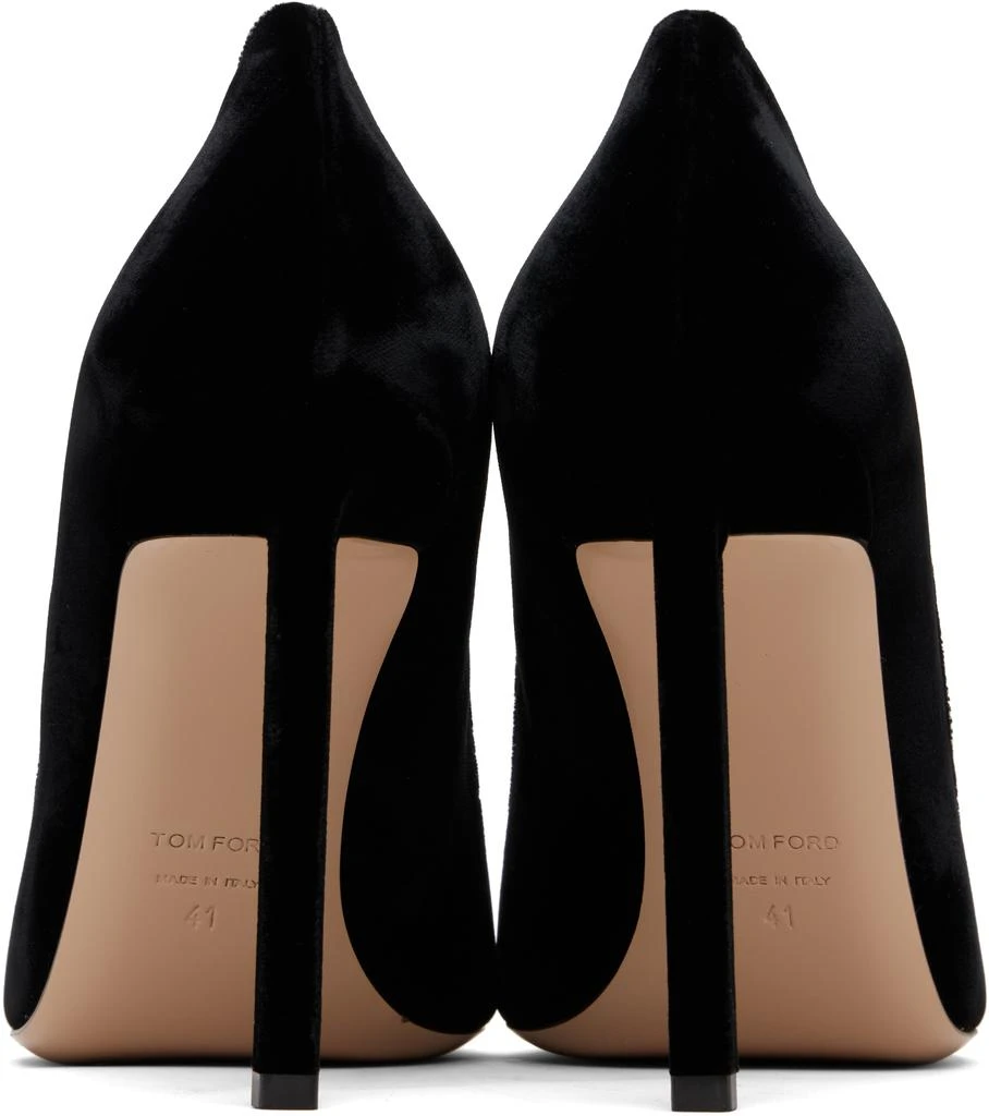 Tom Ford Black Velvet Heels 2