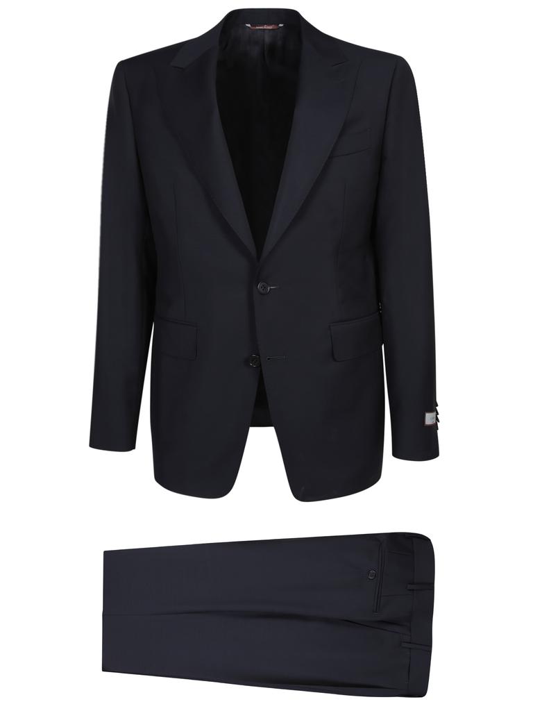 Canali Blue Mohair Suit