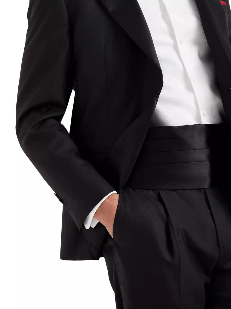 Brunello Cucinelli Silk and Cotton Satin Cummerbund 4