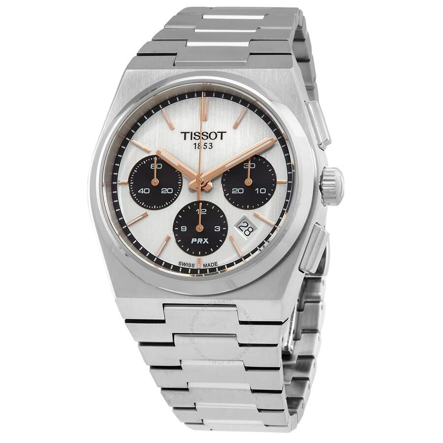 Tissot Tissot PRX Chronograph Automatic White Dial Men's Watch T1374271101100 1
