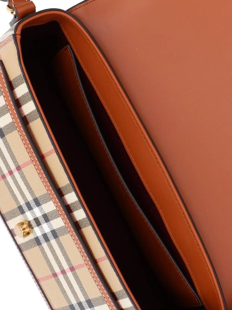 Burberry Burberry Checked Foldover-Top Shoulder Bag 5