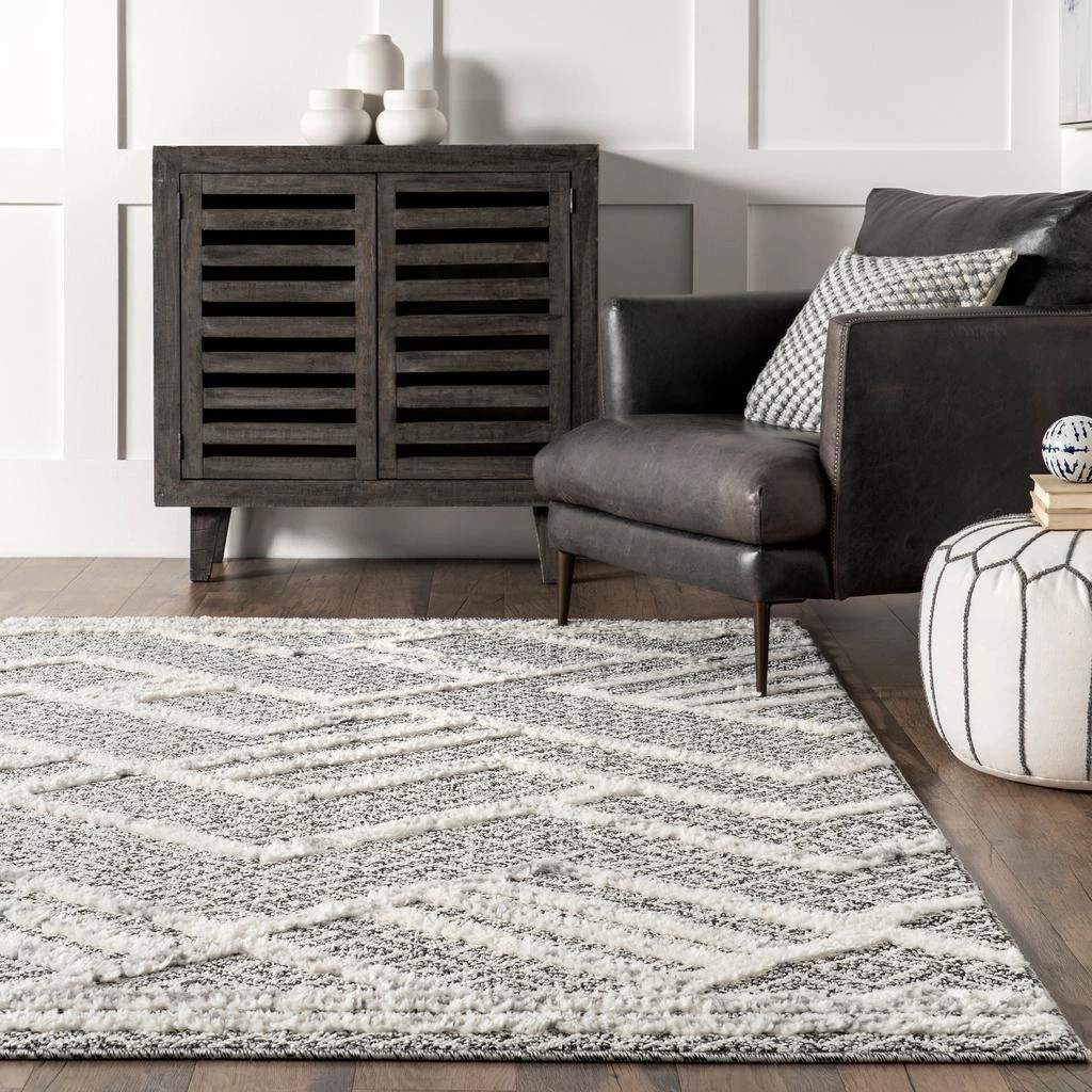 nuLOOM Jannette Modern Geometric Textured Area Rug 3